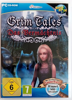 Grim Tales 2 - Das Vermächtnis (2012) PC, Wimmelbild-Adventure, gebraucht