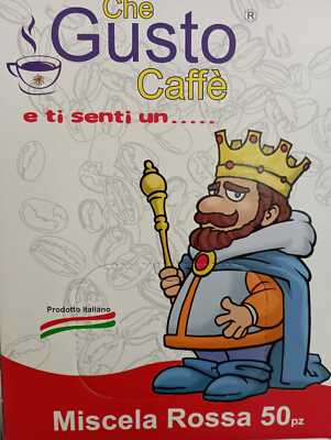 Kaffee Pads ' CHE GUSTO miscela rossa Espresso Entkalker für Kaffeevoll Frog