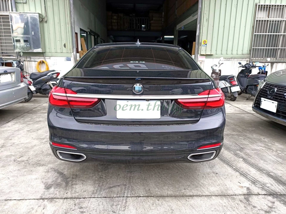 750Li 16-22 apto para BMW Serie 7 G11 G12 4 puertas estilo A alerón de maletero pintado Foto 2 de 4