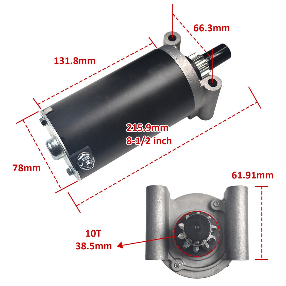 Starter Replacement Husqvarna Ride On Mower Starter Motor