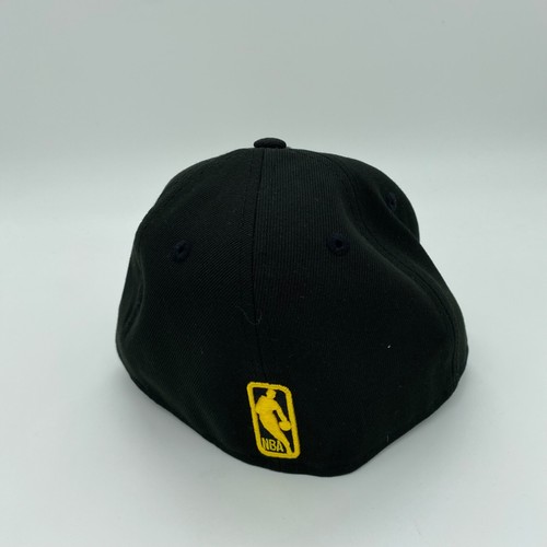 New Era 59Fifty Low Profile Los Angeles Lakers NBA Snapback Hat Cap Black Size 7 - Picture 3 of 6