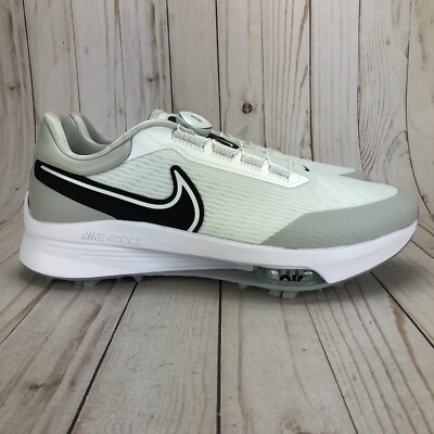 Nike Air Zoom Infinity Tour Next% BOA Golf Shoes White Gray Mens Size 12W