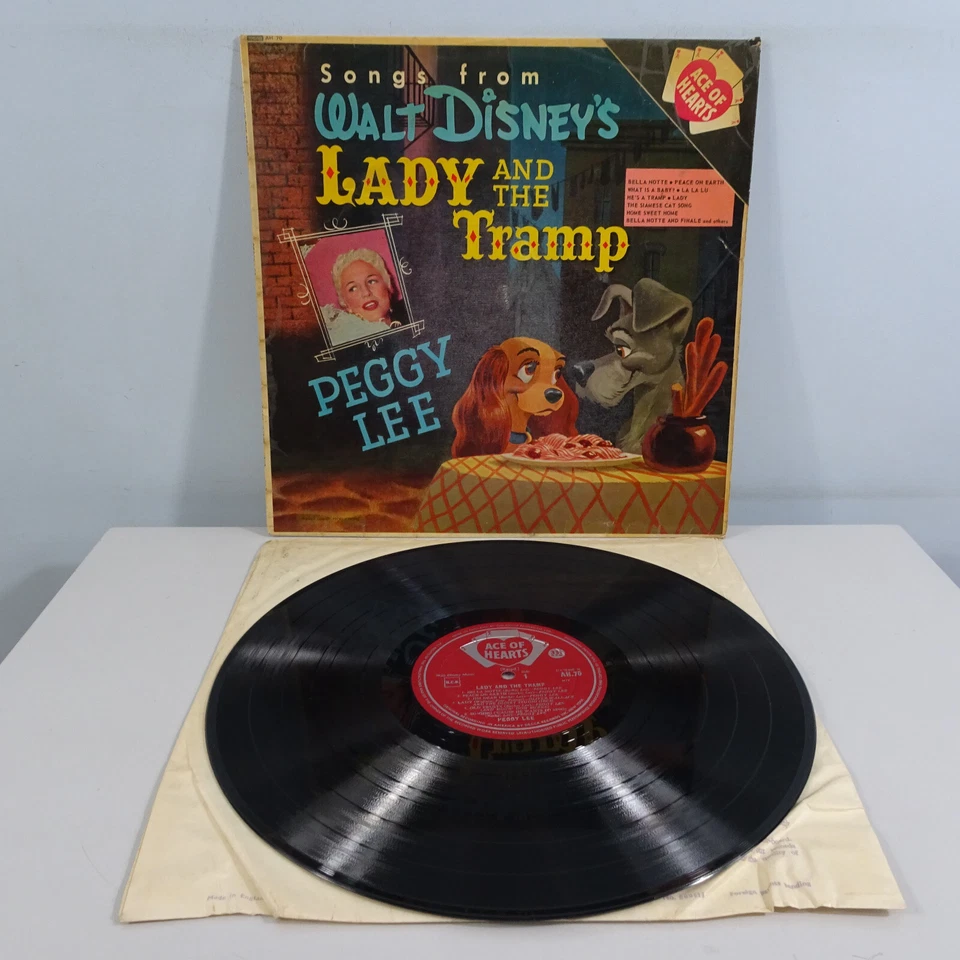 Peggy Lee Songs From Walt Disney's Lady And The Tramp Vinyl UK 1963 LP OST VG+ - Image 3 of 4