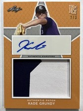 2020 LEAF PG NATIONAL SHOWCASE KADE GRUNDY PATCH AUTO 2/3 M