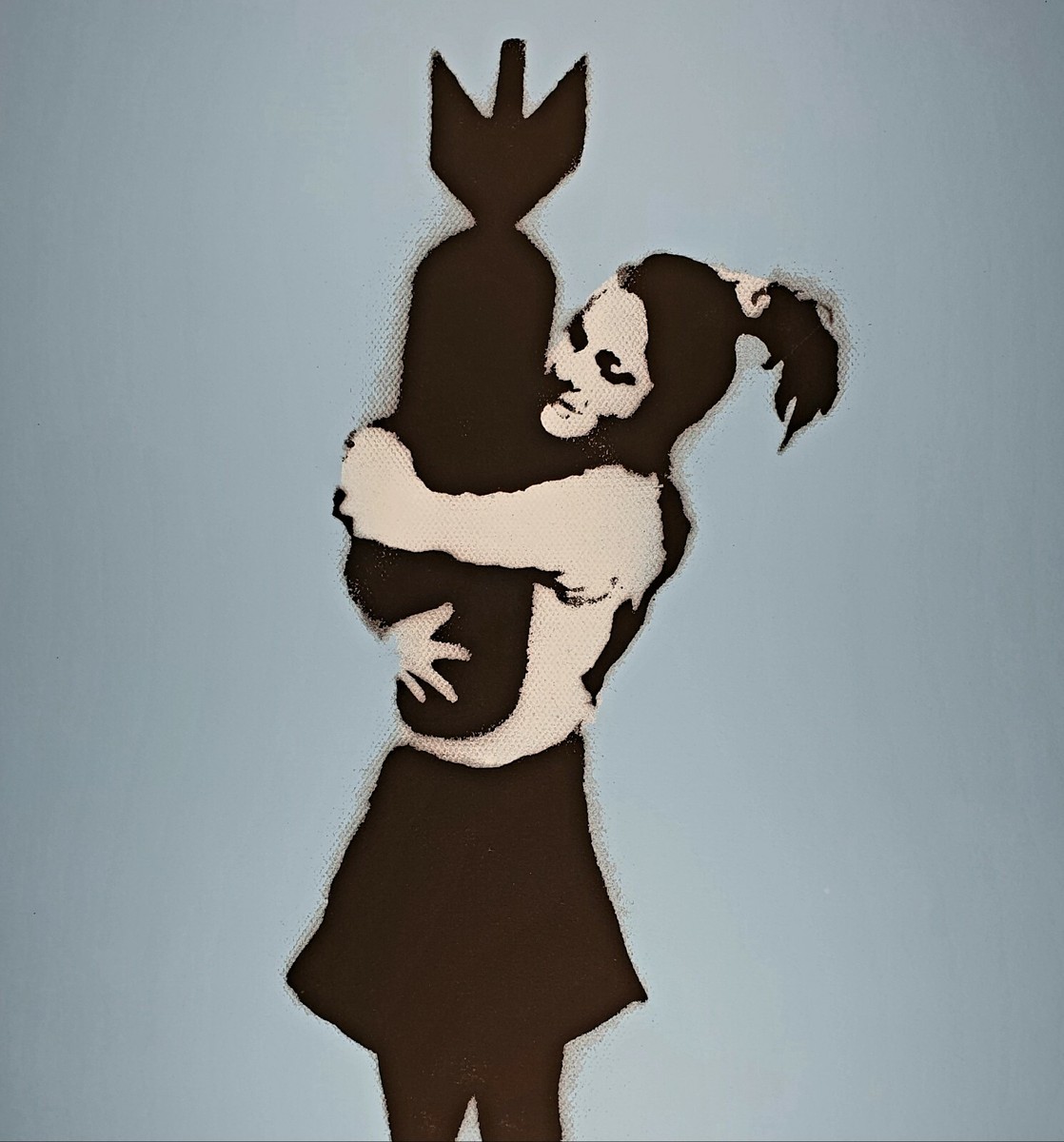 バンクシー Banksy Bomb Hugger エスタンプ リトグラフ バンクシー Banksy Bomb Hugger エスタンプ リトグラフ