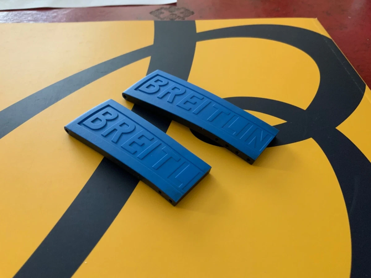 Breitling Twin Pro Rubber band Strap 24mm Blue Boutique Edition Exospace B55