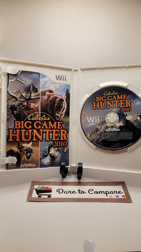Cabela's Big Game Hunter 2010 (Nintendo Wii, 2009) - CIB - Image 3 of 4