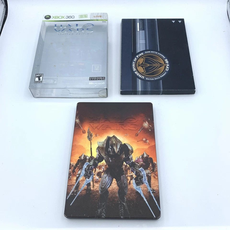 Halo Wars -- Edición Limitada (Microsoft Xbox 360, 2009) Sin Guía ni Parche Foto 3 de 4