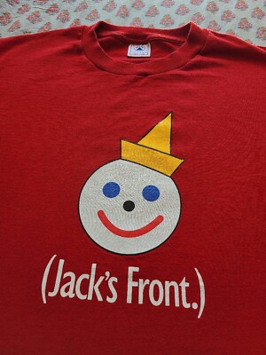 Vintage Carls Jr Shirt Size Large 90's Jacks Back