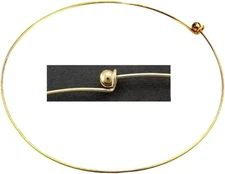 Gold Plated Neckwire Choker  Pendant Fashion Jewelry Open Collar Necklace Base