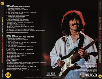 GEORGE HARRISON HARI'S ON TOUR 1974 LIVE ARCHIVES CD+DVD japan New