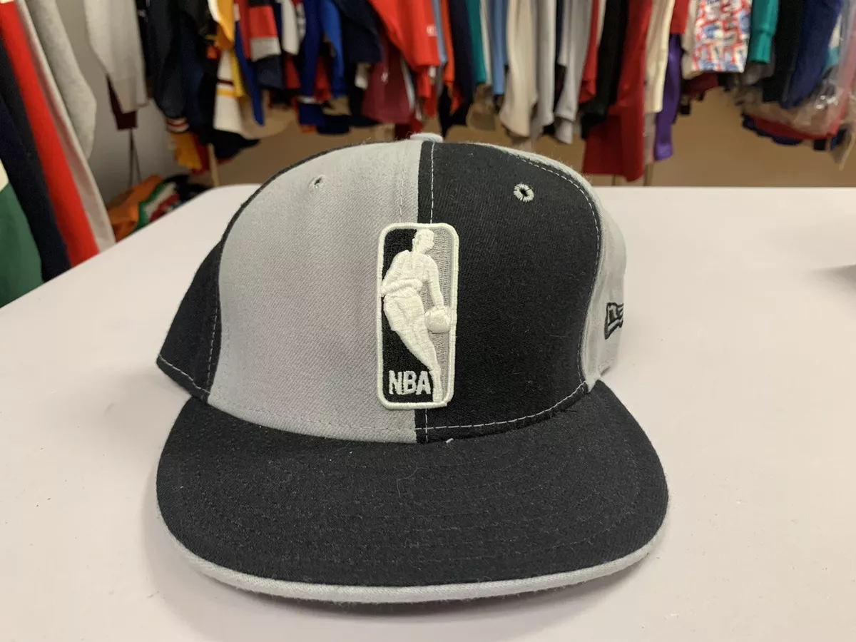 New Era Orlando Magic Fitted Hat Size 7 3/8 Rare Vintage VTG NBA Black  White