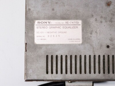 For Parts Sony XE-747 Stereo Graphic Equalizer | eBay