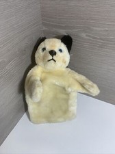 Vintage 1975 R. Dakin Panda Bear Black White Hand Puppet Plush Plushy 9  