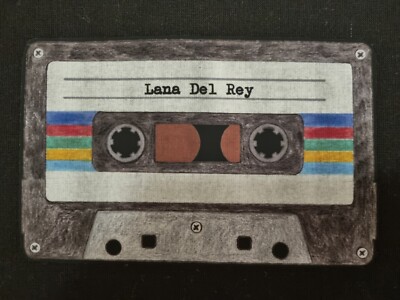 Lana Del Rey Tote Bag. Exclusive Design. Great Gift. Retro Music Cassette Tape.