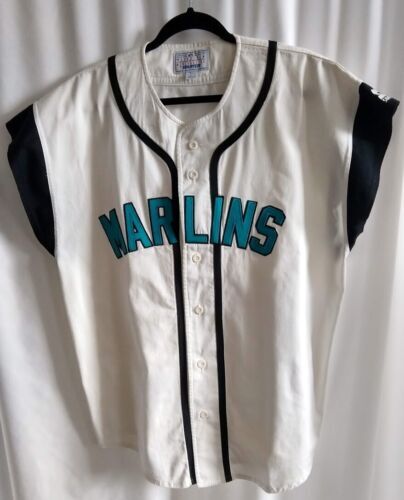 Majestic Diamond MLB 1997 World Series Florida Marlins Jersey L