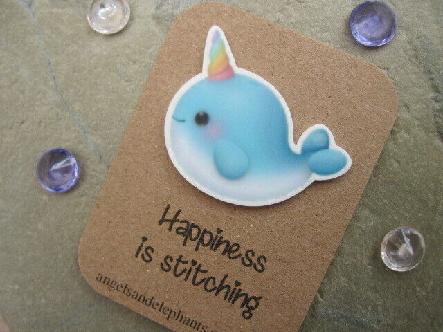 Needle Minder Max Seattle Mall 67% OFF Magnetic Narwhal Cross Stitch Embroidery