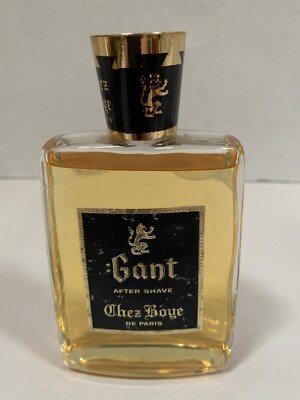 RARE GANT PARIS CHEZ BOYE AFTERSHAVE Splash  4oz Vintage Full Bottle