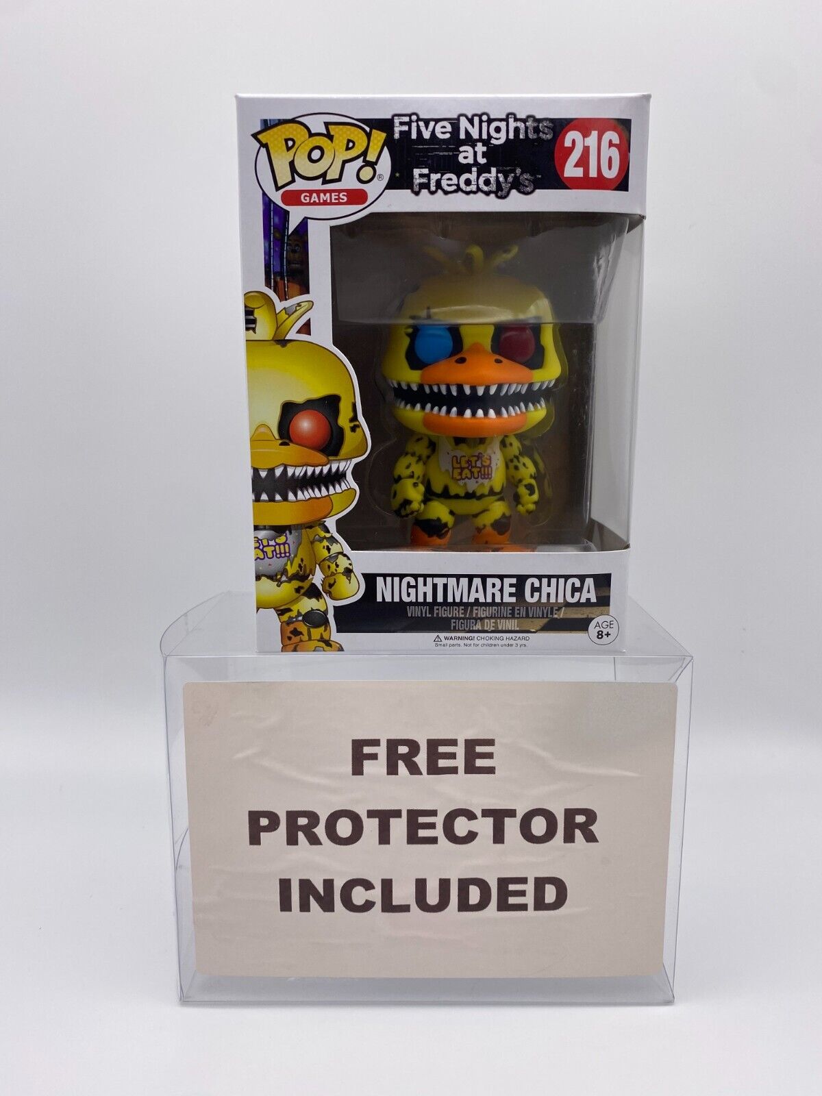  Funko POP Games Five Nights at Freddy's Nightmare Chica Action  Figure : Funko: Toys & Games