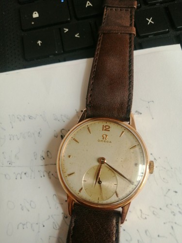 OROLOGIO OMEGA ORO 18 KT CALIBRO 265 REFERENZA 2271 CASSA MM 36 WATCH-RELOJ  | eBay