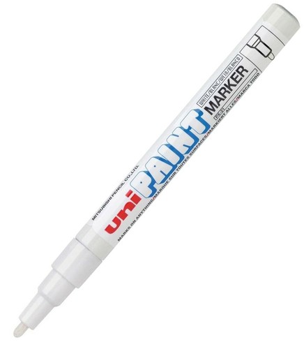 Uni Paint Marker Pen Fine PX-21 0.8mm-1.2mm Oil Based Permanent Waterproof Rock - Picture 5 of 7