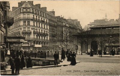 Old postcard Paris 5th - Place Maubert (80407)