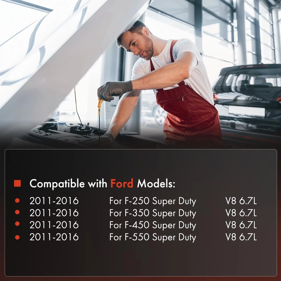 发动机机油吸管适用于福特 f-250/350/450/550 Super Duty 2011-2016 6.7L 柴油 — 第 2/4 张图片