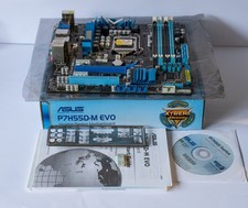 ASUS P7H55D-M EVO Motherboard - Boxed, Manual, Backplate, DVD - see description