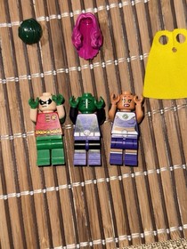 LEGO DC Jokerland Minifigure Lot 76035 Teen Titans Starfire Beast Boy Robin