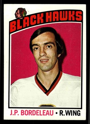 1976-77 Topps J.P. Bordeleau #208 - Chicago Blackhawks