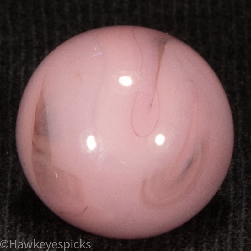 Champion *PINK SEAMSTRESS THREADED Swirl Marble 9/16" Mint Hawkeyespicks sg