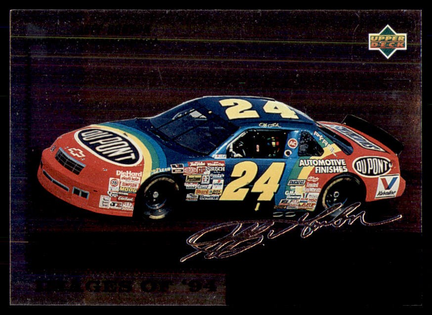 1995 Upper Deck #138 Jeff Gordon Silver Signature / Electric Silver