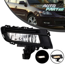 For 2007-2009 Mazda 3 Sedan Front Bumper Fog Light With 9006 Wire Drl Lamp Right