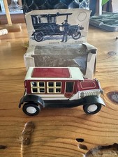 Vintage Japan Tin Friction Car No.20375 w/ Box Antique Limousine 1950s