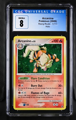 Arcanine graded CGC 8 for sale on eBay