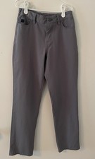 Boys' Vineyard Vines Performance On-The-Go 5-Pocket Pants, Sz 12 Grey, Very Good