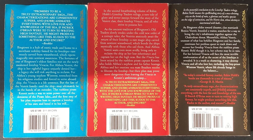 Robin Hobb / Liveship Traders Trilogy: Ship of Magic, Mad Ship, Ship of Destiny - Image 2 of 3