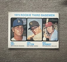 1973 Topps - High Number Mike Schmidt, Ron Cey, John Hilton #615 RC