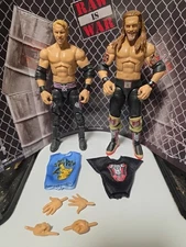 WWE Fan Takeover Christian & Edge Elite 83 2 Figure Lot Mattel