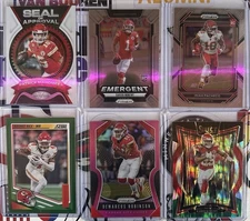 Kansas City Chiefs Rookie & Parallel Lot(11 cards)