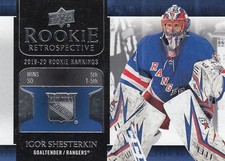 IGOR SHESTERKIN 2020-21 Upper Deck Rookie Retrospective Insert #RR-14 Rangers