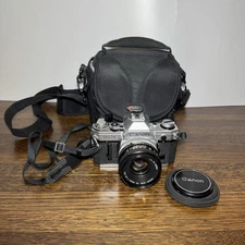 Canon AE-1 35mm SLR Camera with 50mm 1:1.8