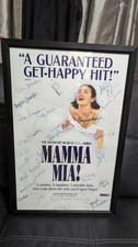 Mamma Mia Poster With Signatures From The Cast