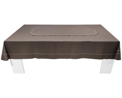 CESARE PACIOTTI TISCHDECKE 100% LEINEN 12 SITZER MIT SERVIETTEN UND LÄUFER - OUVERTÜREN
