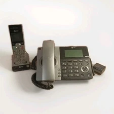 AT&T Corded Cordless Phone Answering System Call Block Intercom  W One Wireless.