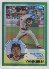 2018 Topps Silver Pack 1983 Design Chrome Green 27/99 Masahiro Tanaka #122 b8h