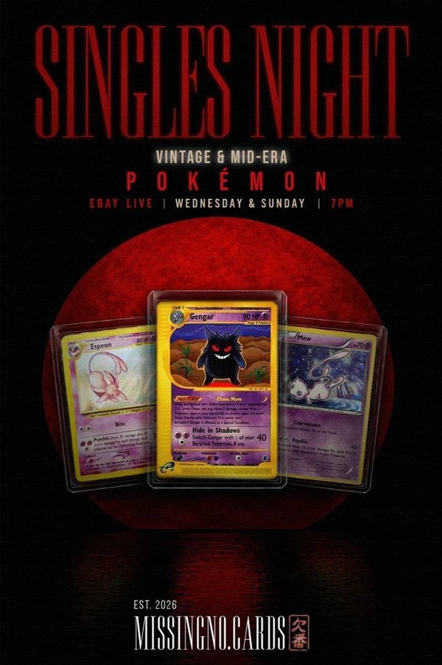Pokémon Singles Night | Vintage & Mid-Era Requests