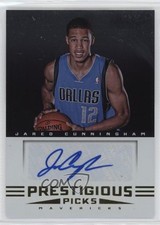 2012-13 Prestige Prestigious Picks Signatures Jared Cunningham #68 Auto 1l3q