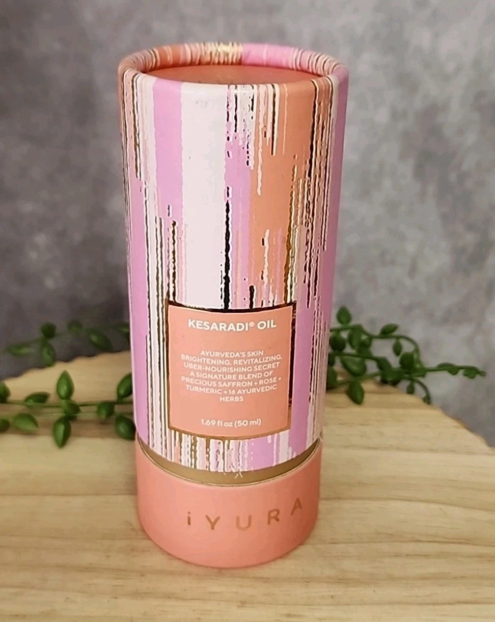 Kesaradi Oil Iyura Indian Natural Anti-age Glow Hydrate 50 ml New Sealed Plastic