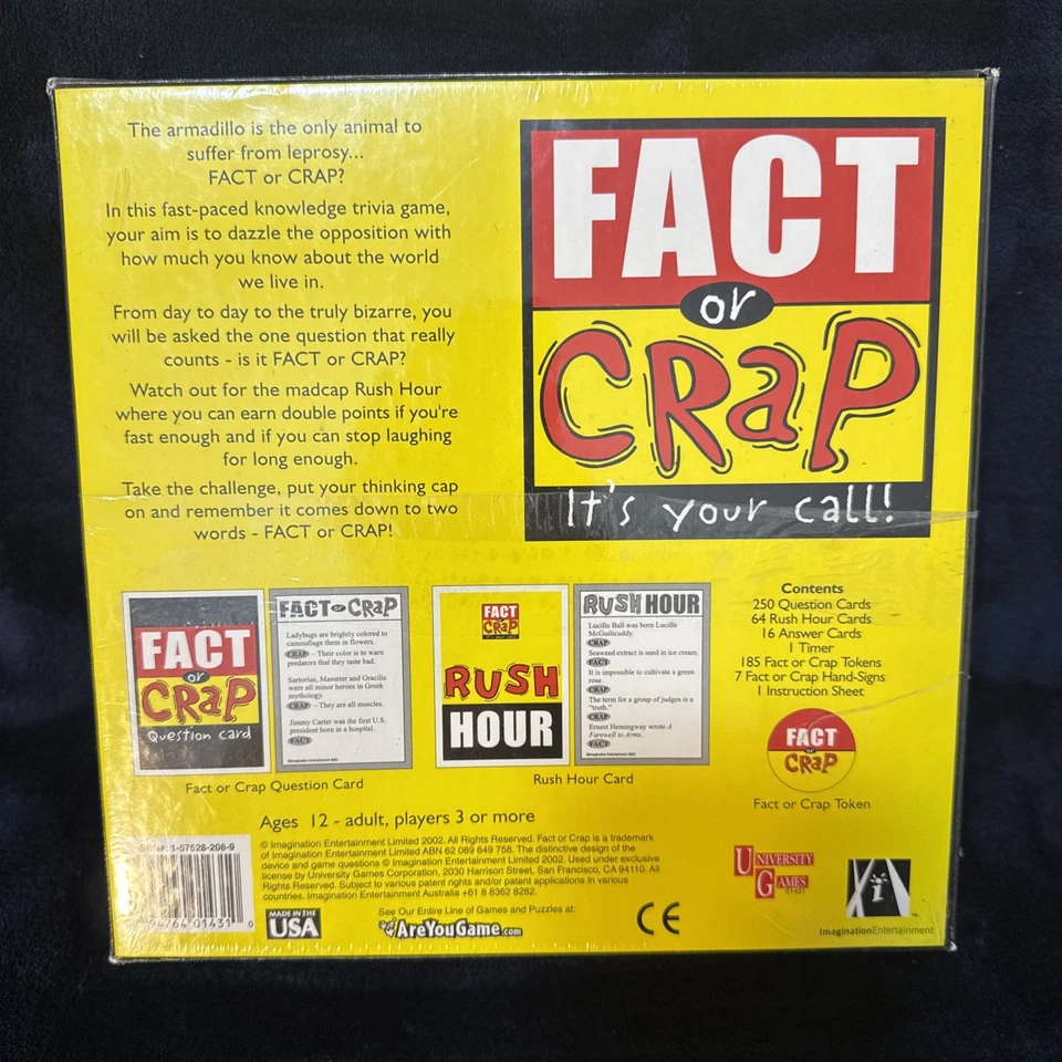 Fact Or Crap Board Game - New Sealed - Image 2 of 4